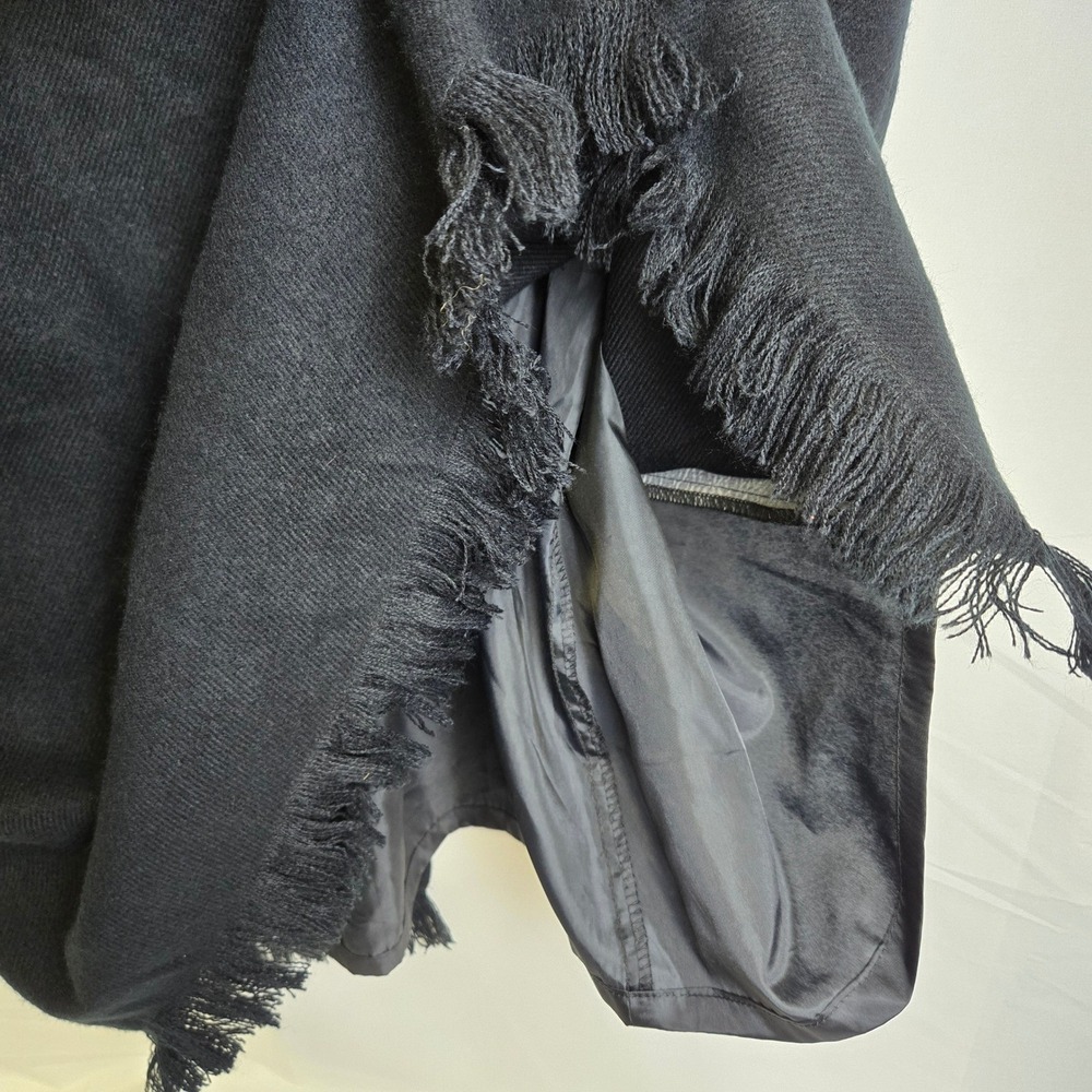 Coffee Bean J. London Wool Blend Skirt Fringe Hem Size 8 Style 341 Retro New - Picture 10 of 10